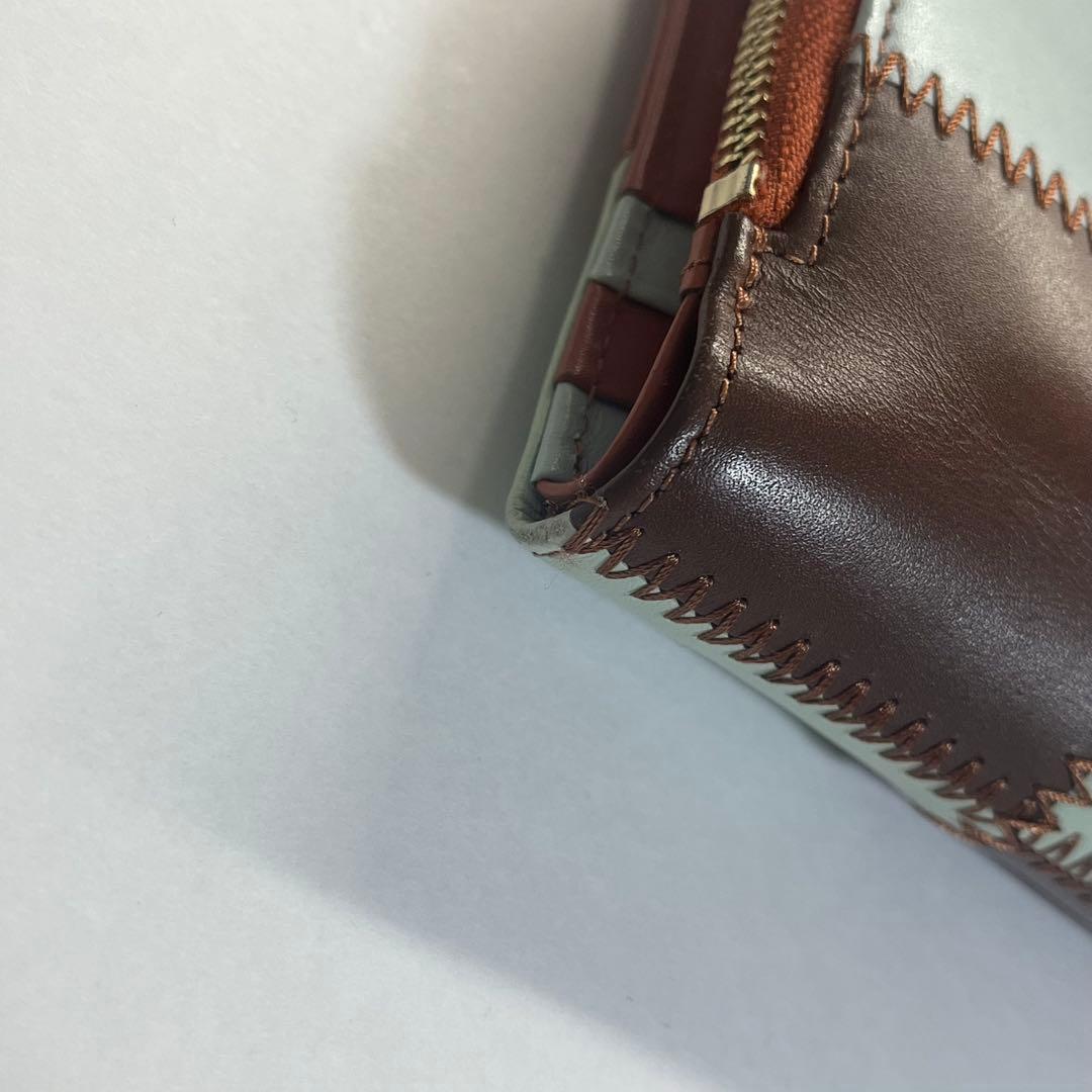 MARY QUANT マリークヮント パッチワークウォレット 二つ折り財布