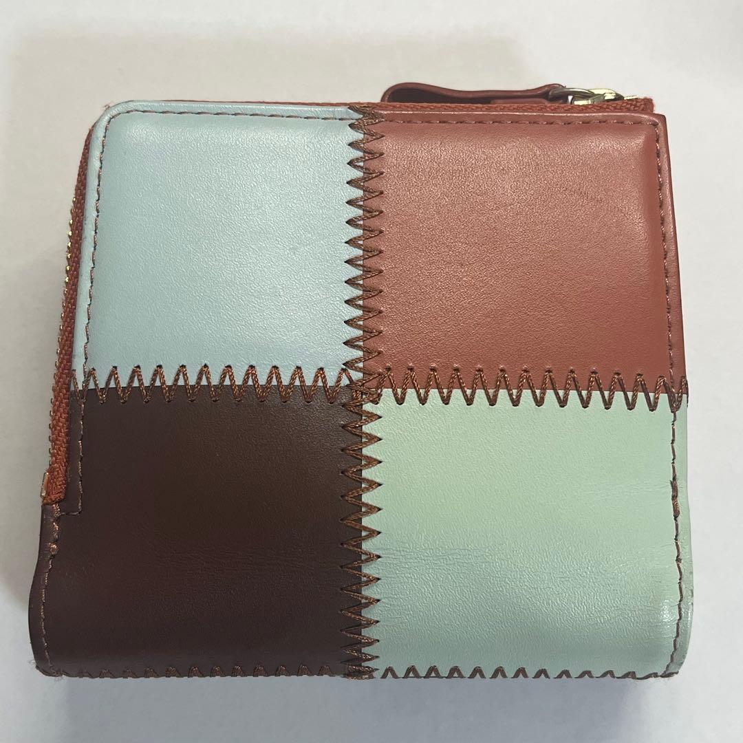 MARY QUANT マリークヮント パッチワークウォレット 二つ折り財布