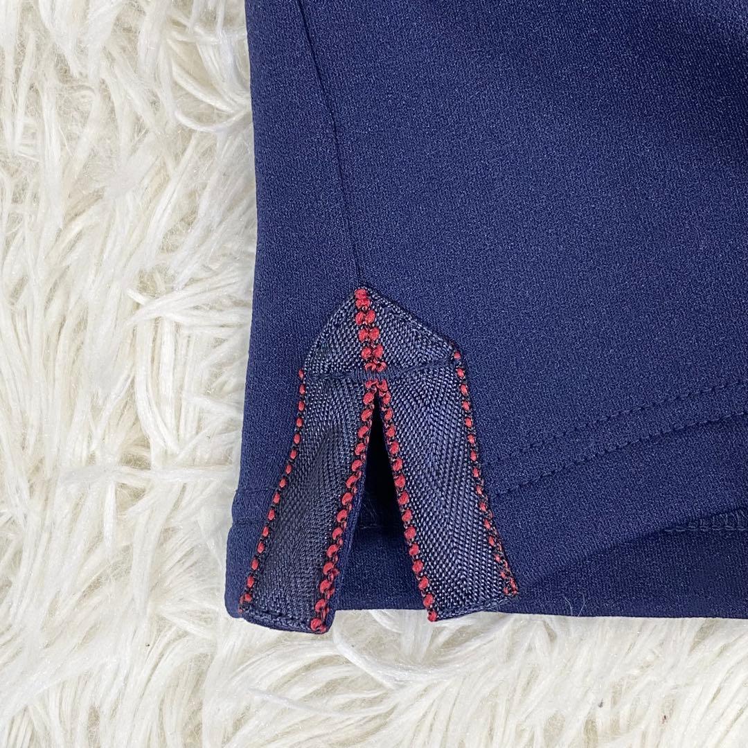 美品　BRIEFING ブリーフィング モックネック ハイネック 長袖　ネイビー