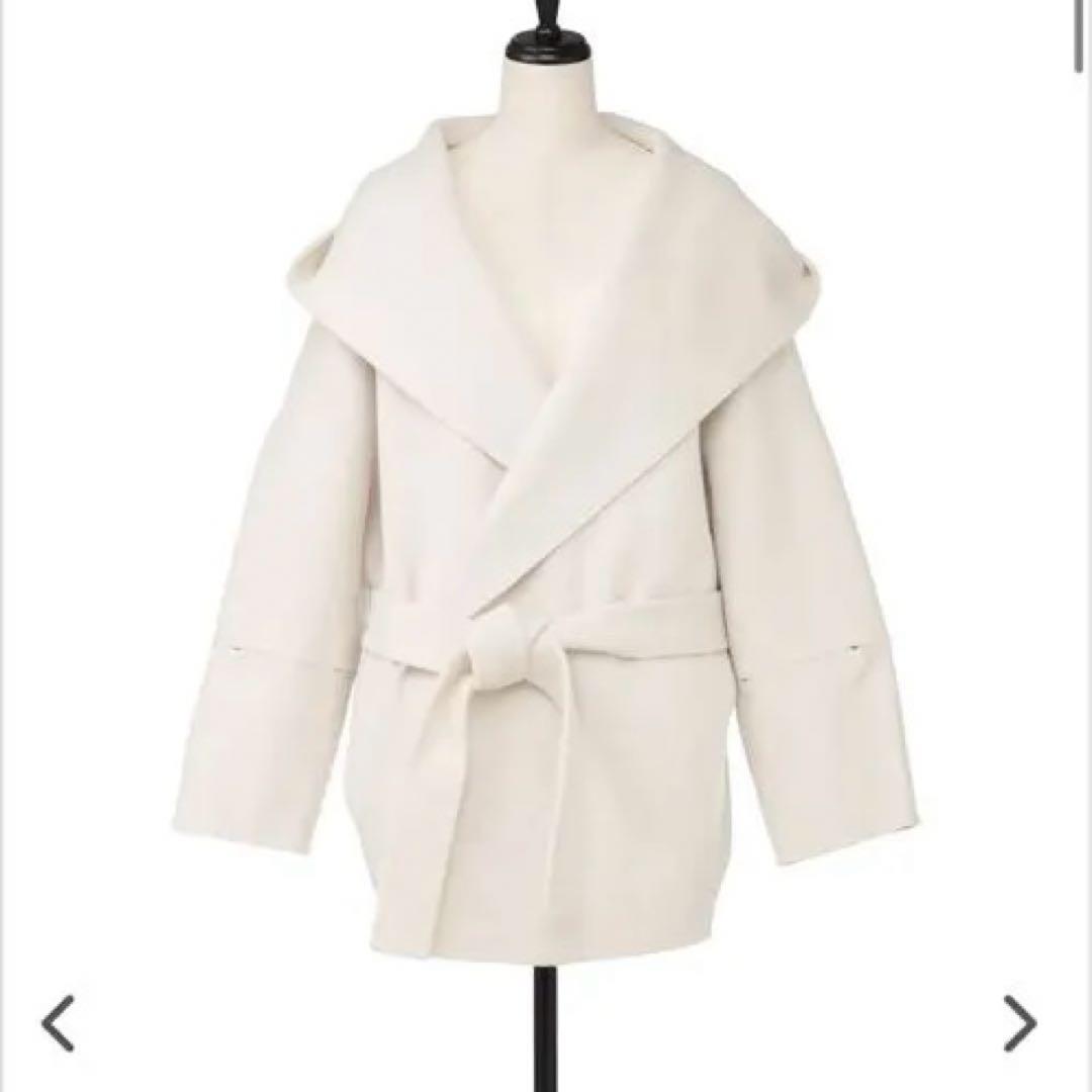 フード付き foxファーコート