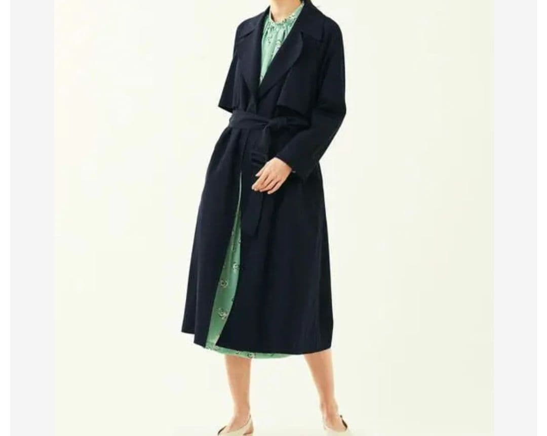 ウールギャバジントレンチコートSize36