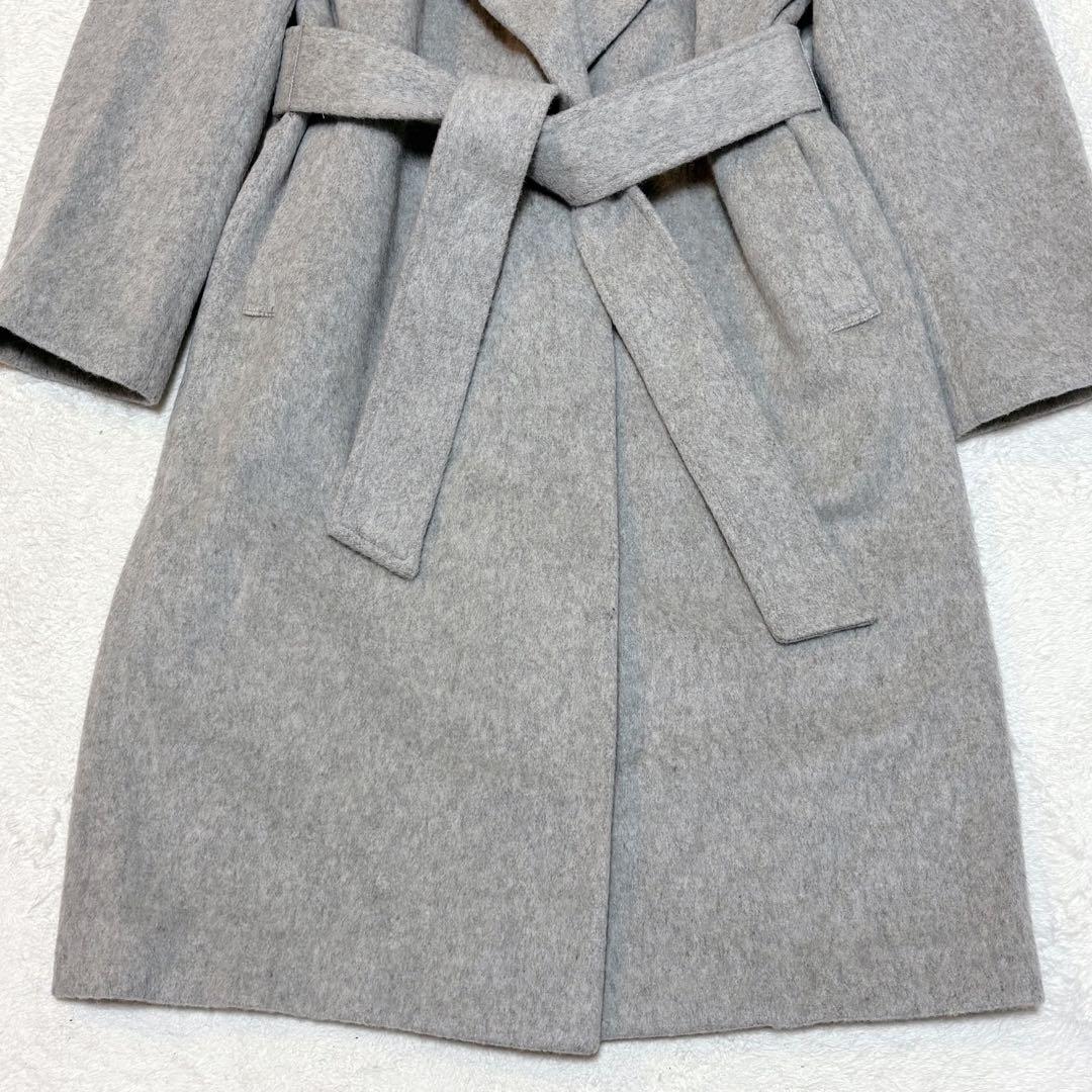 【タグ付新品】フレッドペリー ウールモッサ ベルト付きチェスターコート グレー