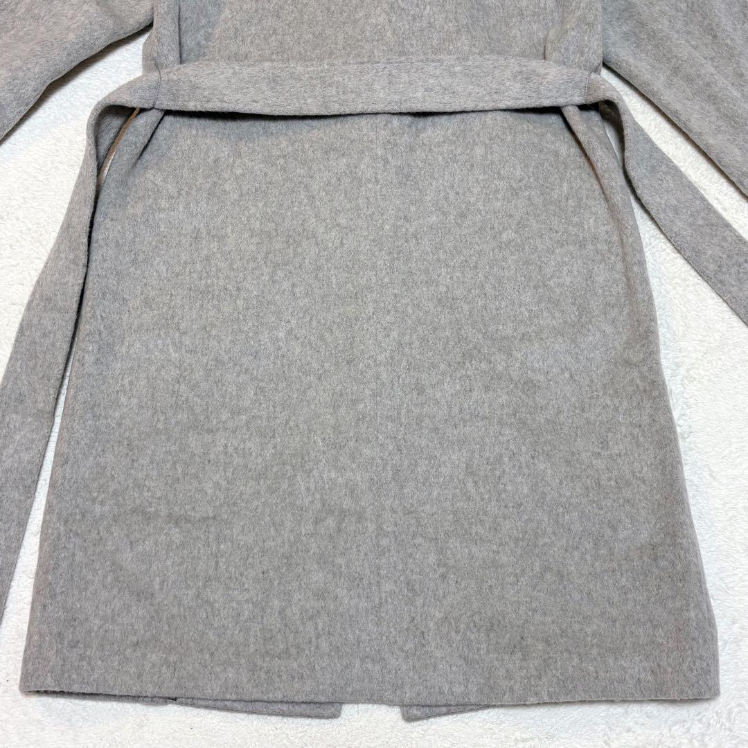 【タグ付新品】フレッドペリー ウールモッサ ベルト付きチェスターコート グレー