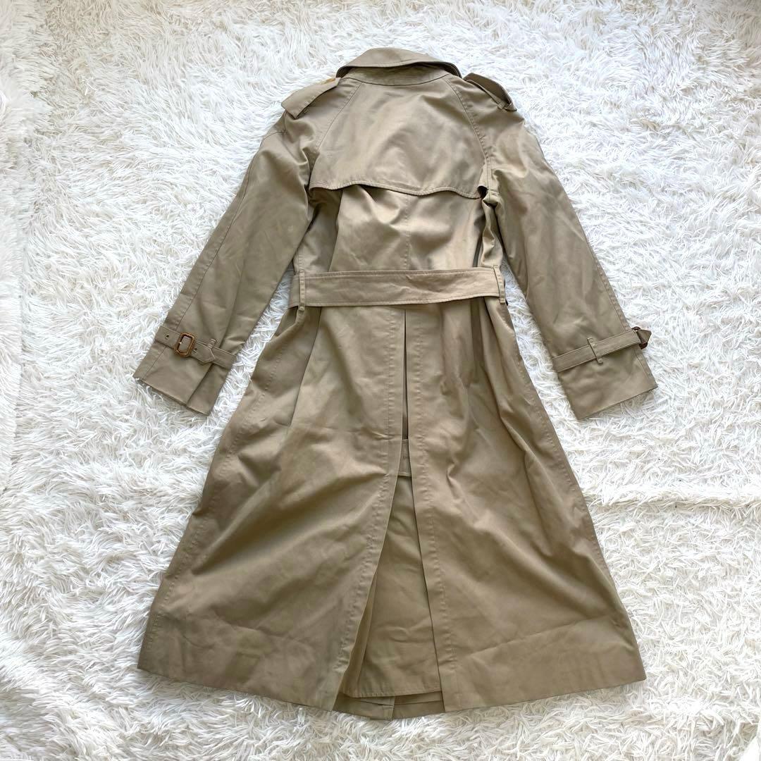 バーバリーズ　トレンチコート　ロング　裏地　ノバチェック　ベルト　ベージュ