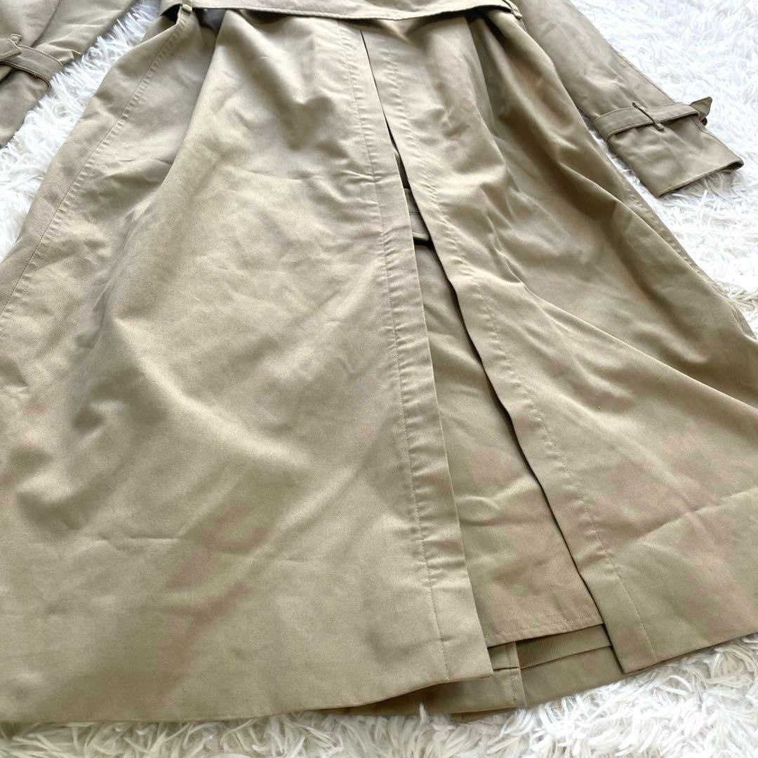 バーバリーズ　トレンチコート　ロング　裏地　ノバチェック　ベルト　ベージュ