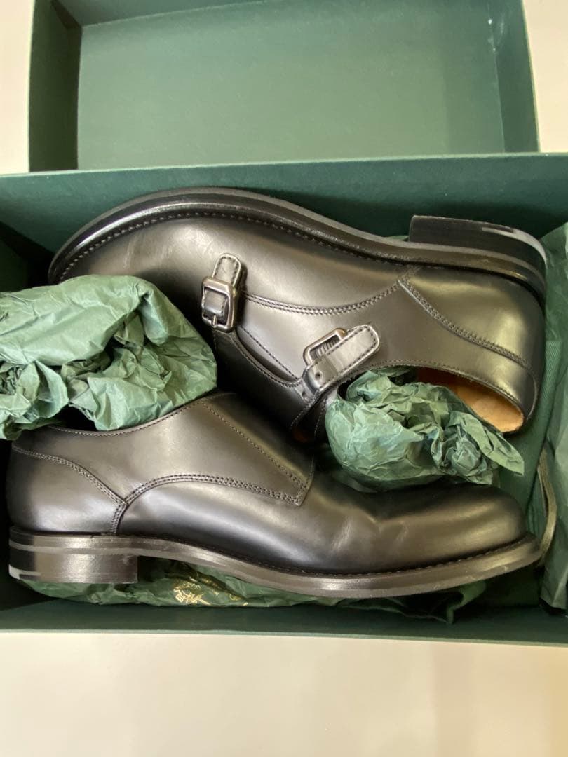 値下church ‘s ダブルモンク　黒　38