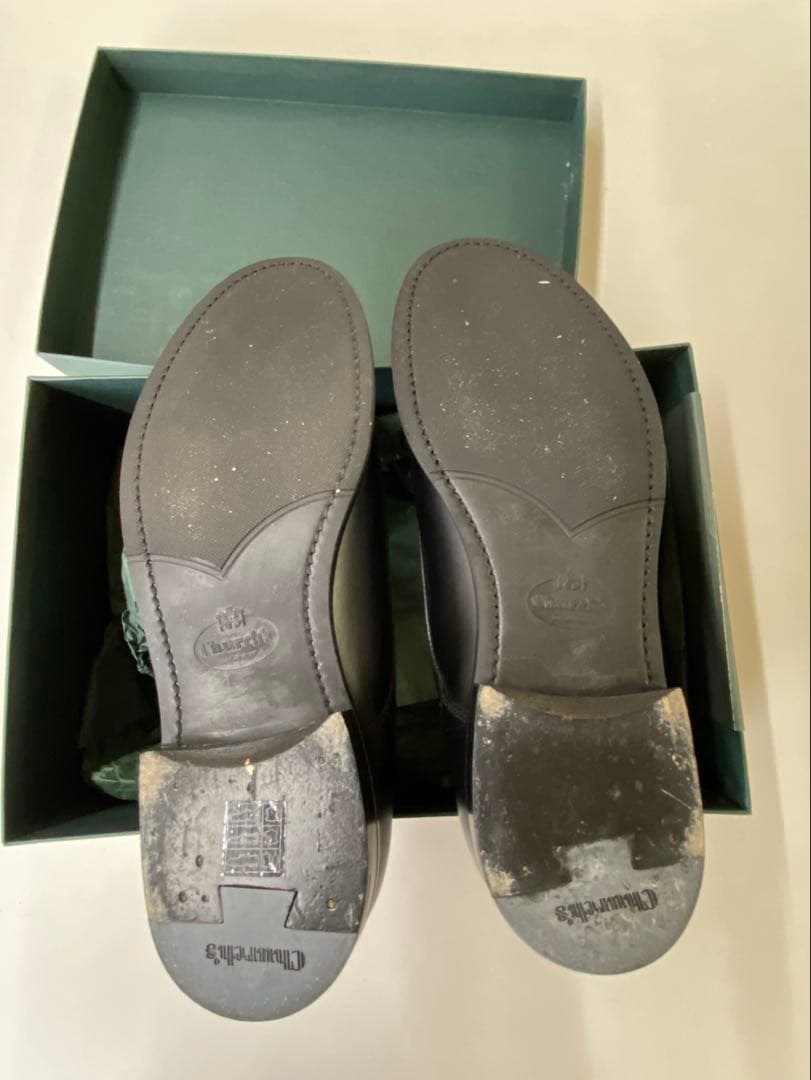 値下church ‘s ダブルモンク　黒　38