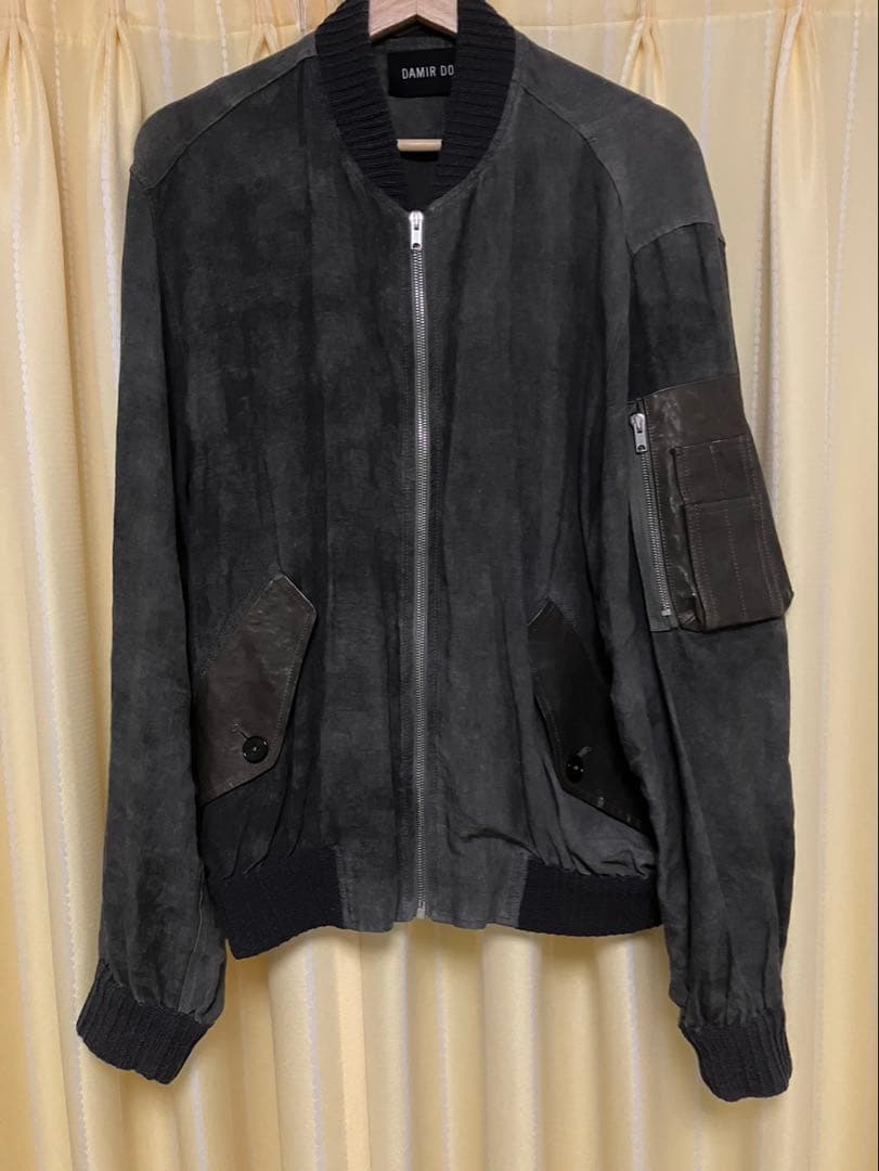 DAMIR DOMA ダークグレー ボンバージャケット 46