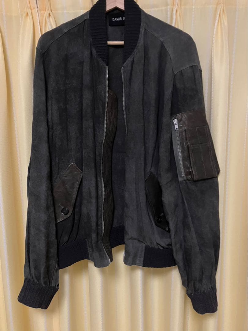 DAMIR DOMA ダークグレー ボンバージャケット 46