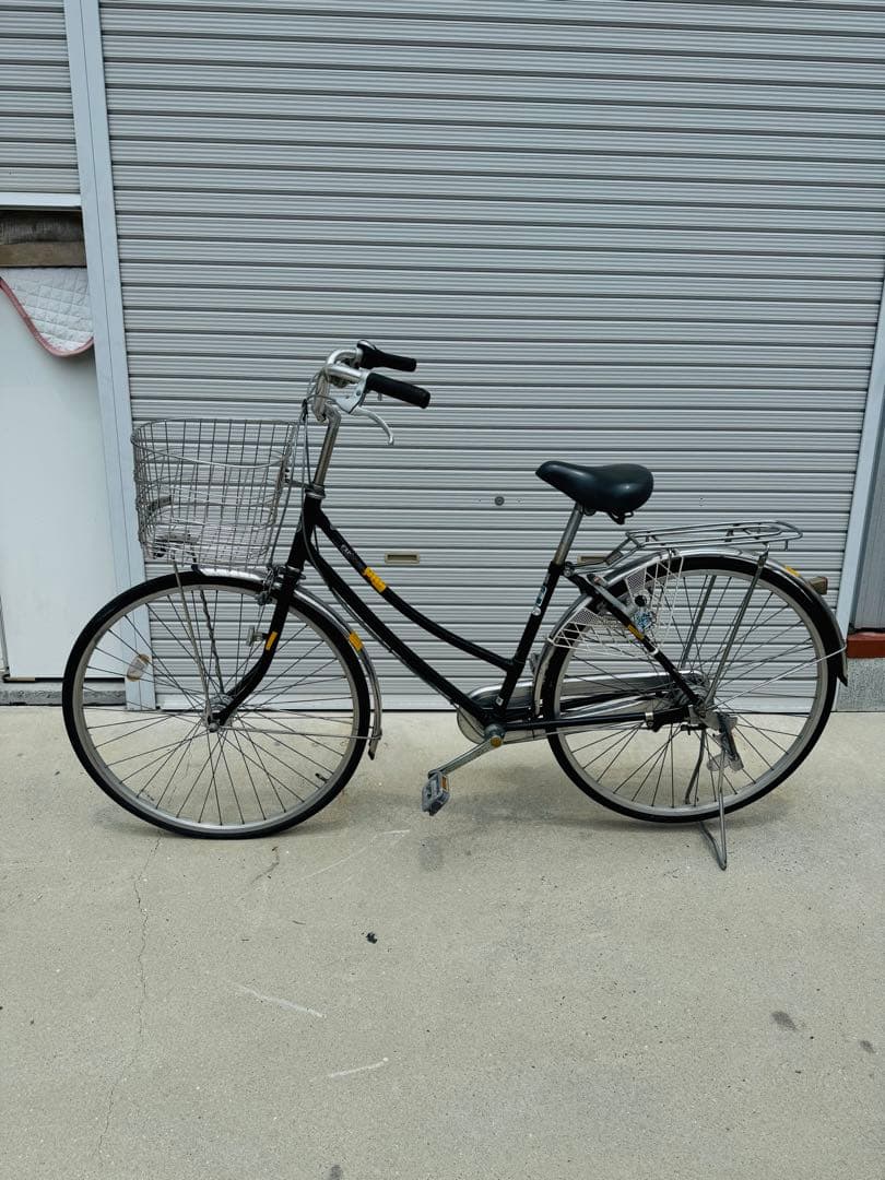 福岡発 紺系 自転車 軽量 通学 通勤 家庭用 27インチ ママチャリ