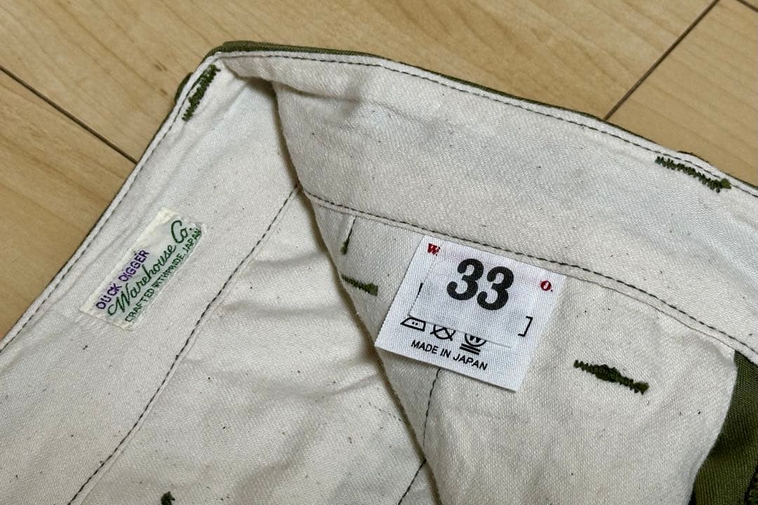 ウエアハウス warehouse 1082 チノ トラウザーズ チノパン 33
