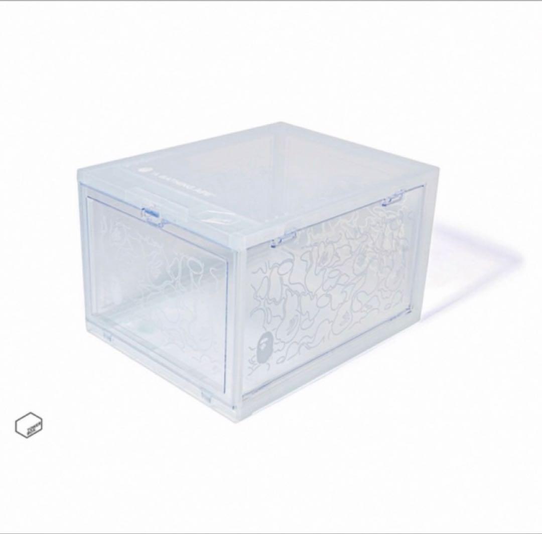 A BATHING APE 収納ボックス クリア　3個セット