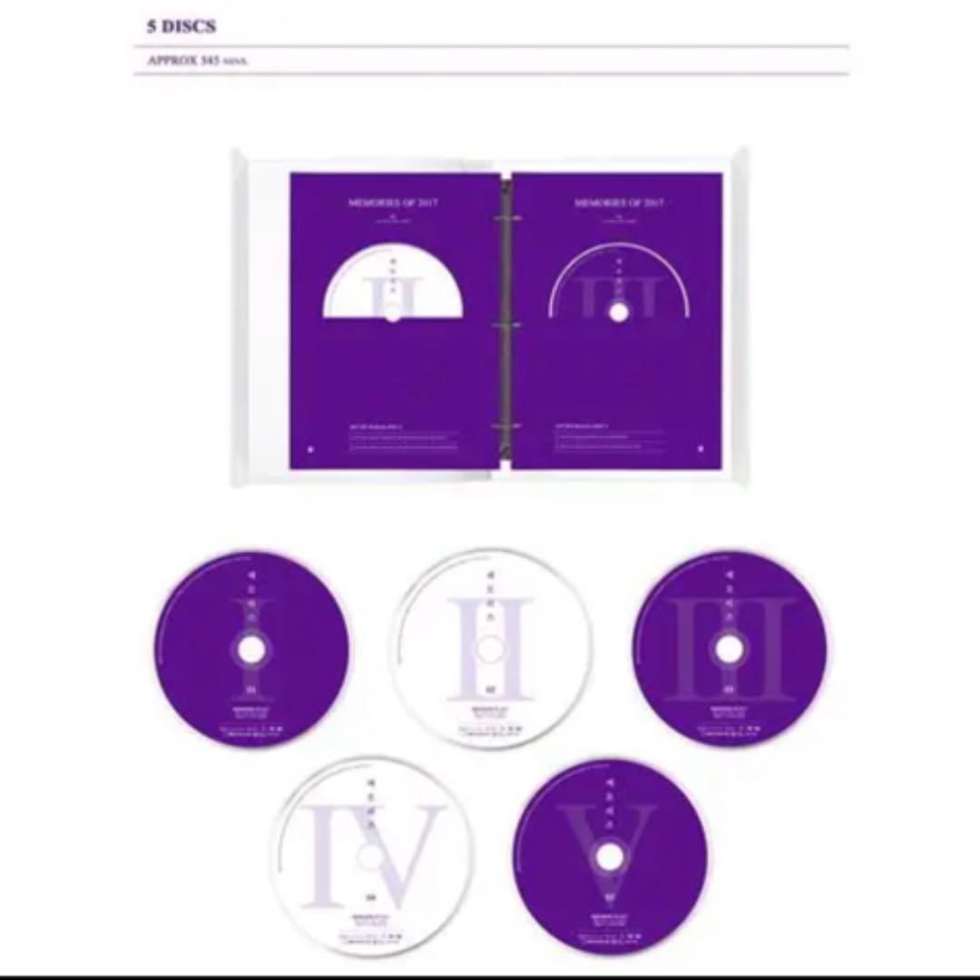 BTS MEMORIES OF 2017 メモリーズ トレカ付