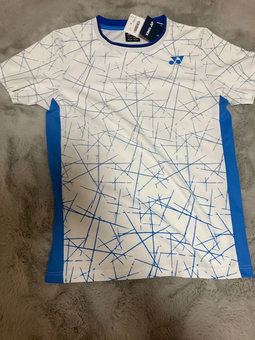 YONEX バドミントンウェア ホワイト/ブルー