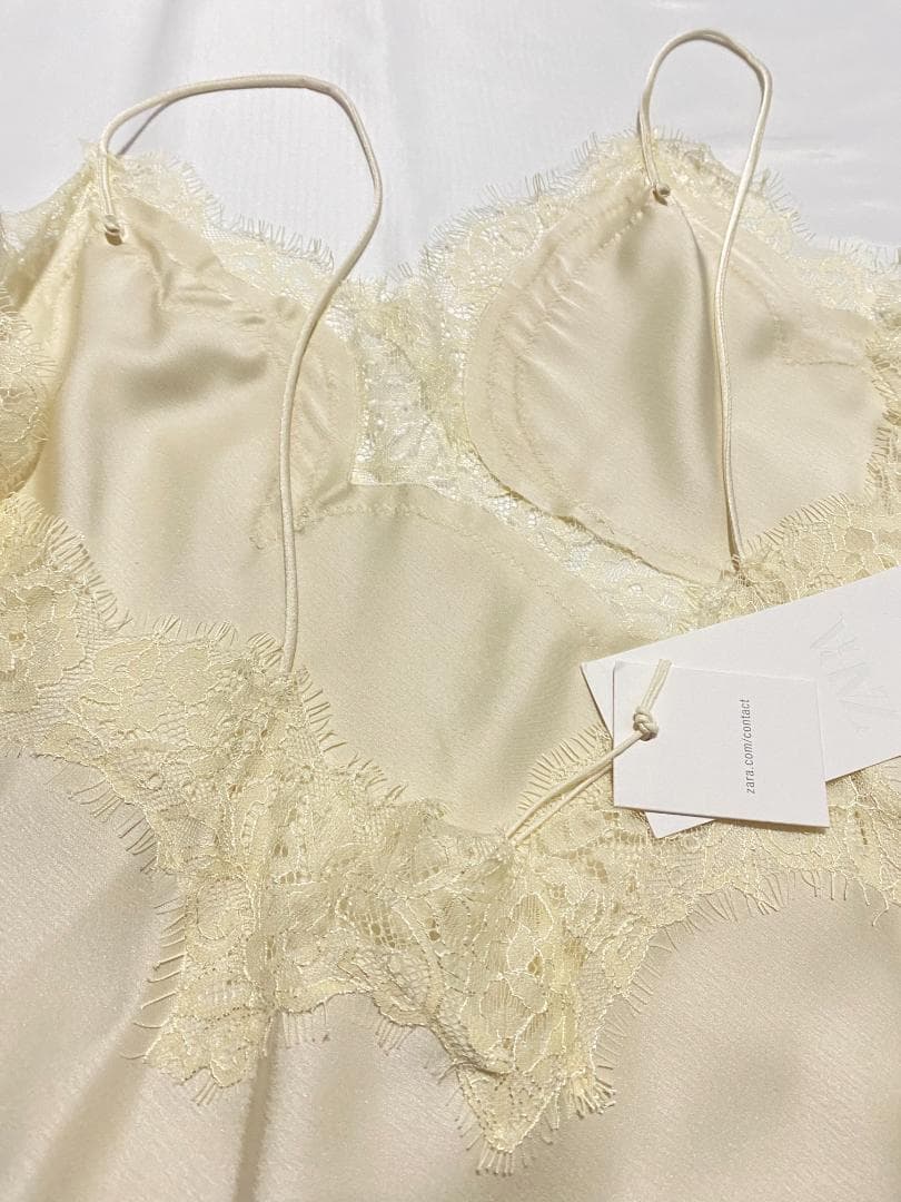 完売品 ZARA ZW アシンメトリーレースワンピース L 人気