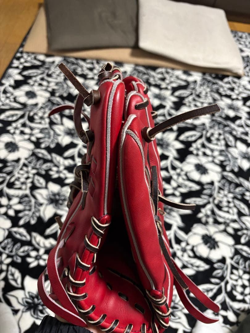 ミズノプロ 硬式オーダーグローブ レッド