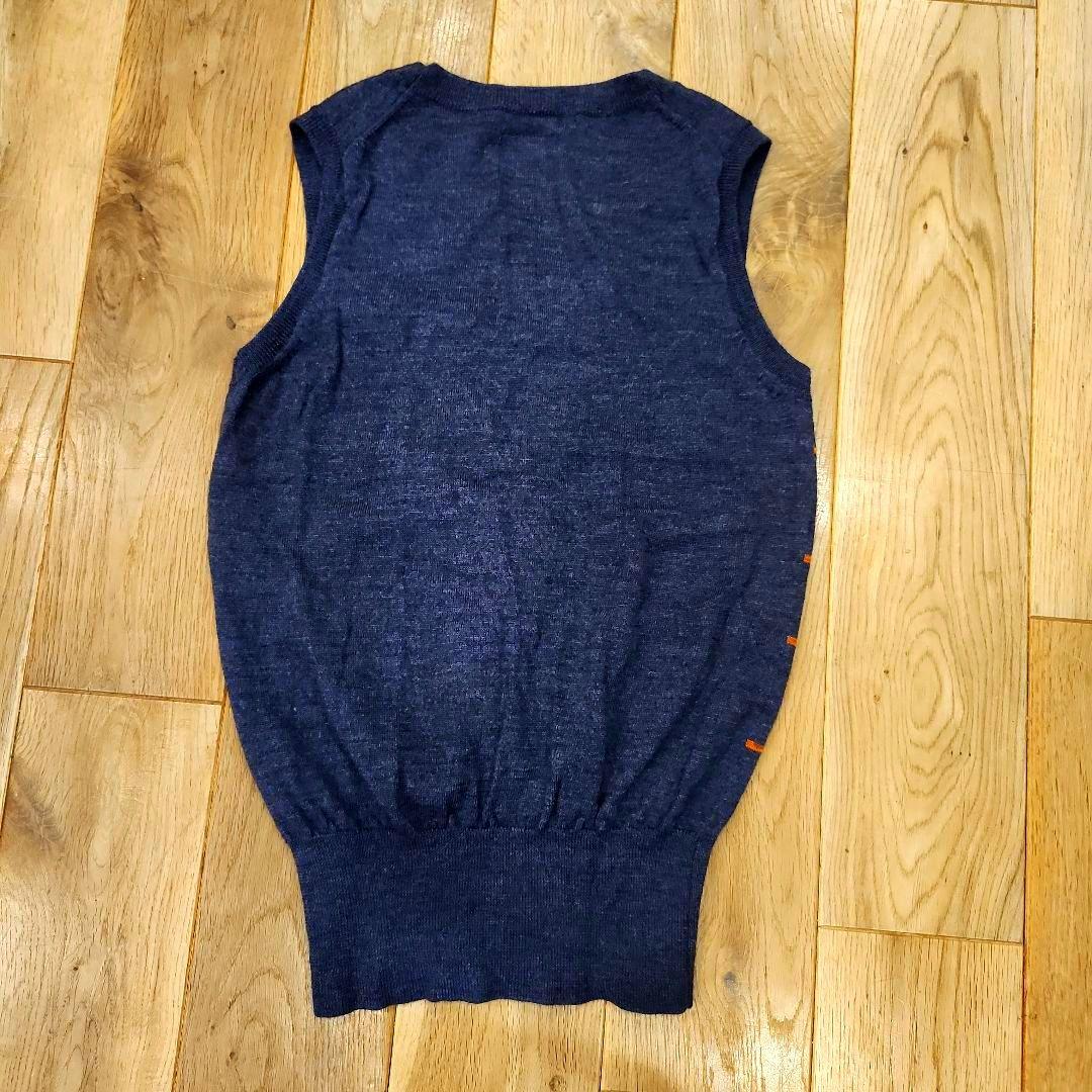 美品✨マークアンドロナ スカル　ニットベスト S　ゴルフ　MARK&LONA