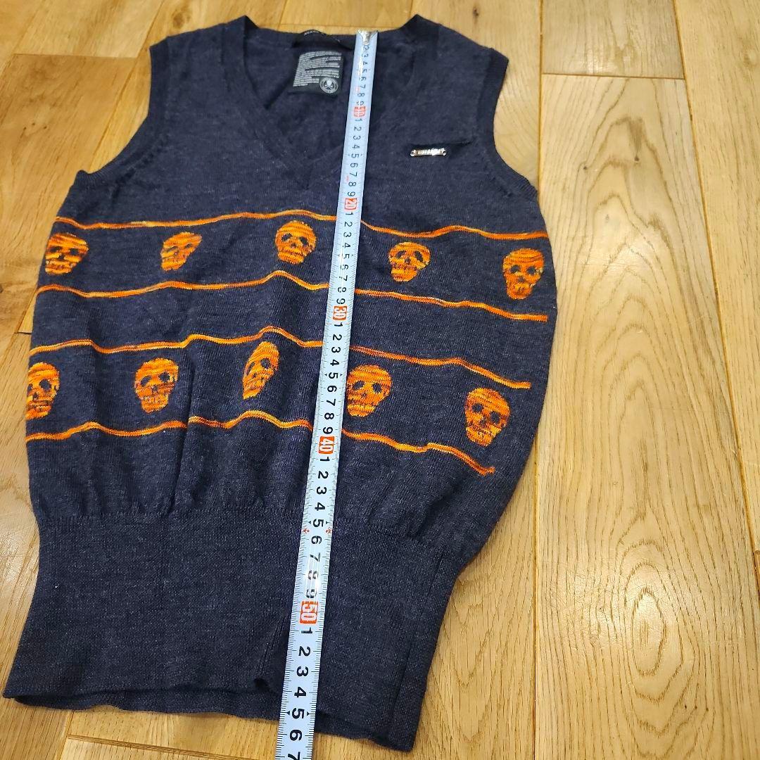 美品✨マークアンドロナ スカル　ニットベスト S　ゴルフ　MARK&LONA