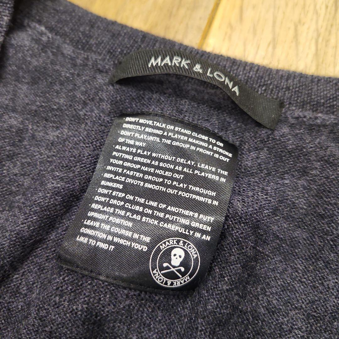 美品✨マークアンドロナ スカル　ニットベスト S　ゴルフ　MARK&LONA