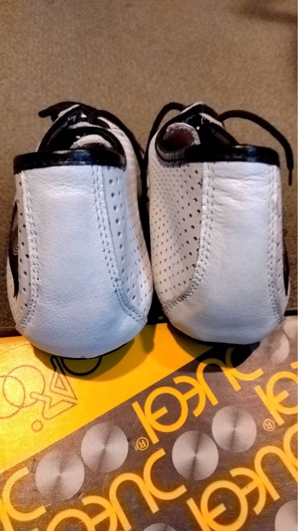 レーサーシューズ　イタリア製DEUGI メッシュタイプ白　サイズ42