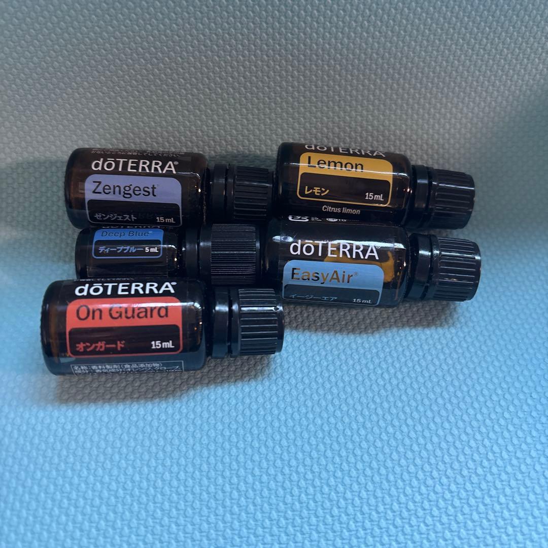 doTERRA エッセンシャルオイルセット 木製ボックス
