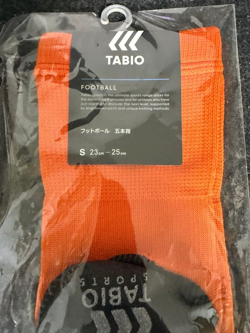 タビオ 5本指ソックスS 23〜25センチ レッド２点 オレンジ２点セット