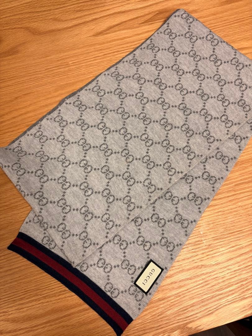 GUCCI GGパターン マフラー フリーサイズ