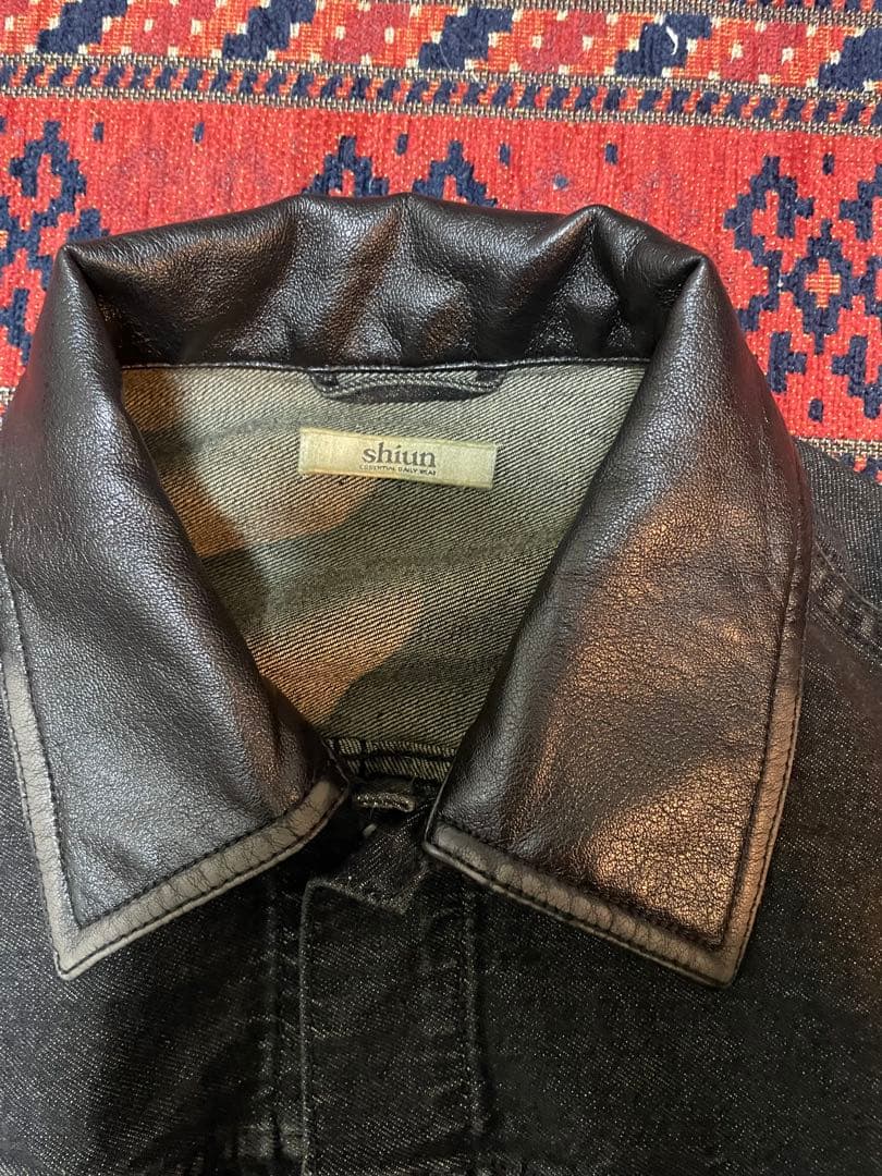 shiun FADED DENIM JACKET Sサイズ