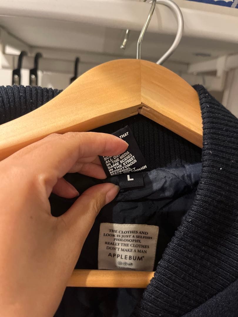 超希少！APPLEBUM×ヤクルトスワローズ スタジャン 未使用 Ｌサイズ