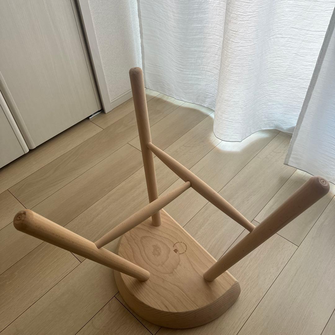 【直接引取】WERNER社 シューメーカースツール H49cm 無塗装