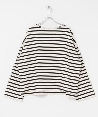 かぐれ　コットンボートネックカットソー