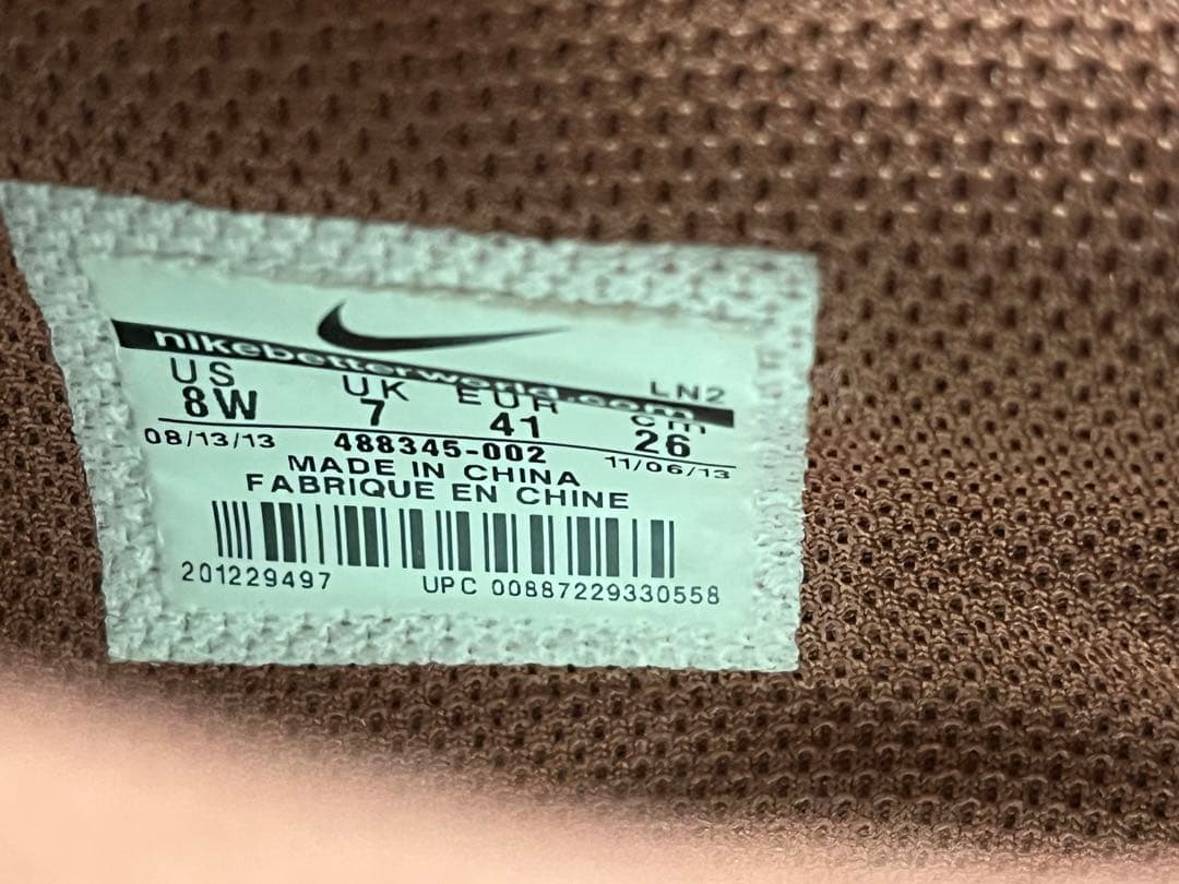 訳ありNike ダンク ゴルフシューズ 黒/茶 替え鋲付き