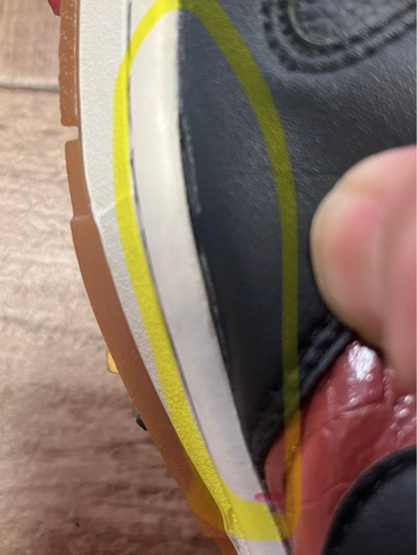 訳ありNike ダンク ゴルフシューズ 黒/茶 替え鋲付き