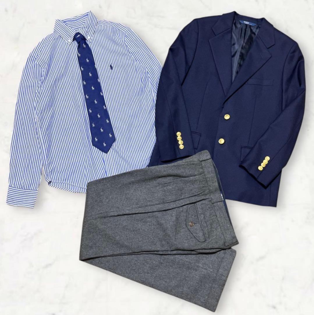 【極美品】ラルフローレン　キッズスーツ(150) 男の子　匿名配送