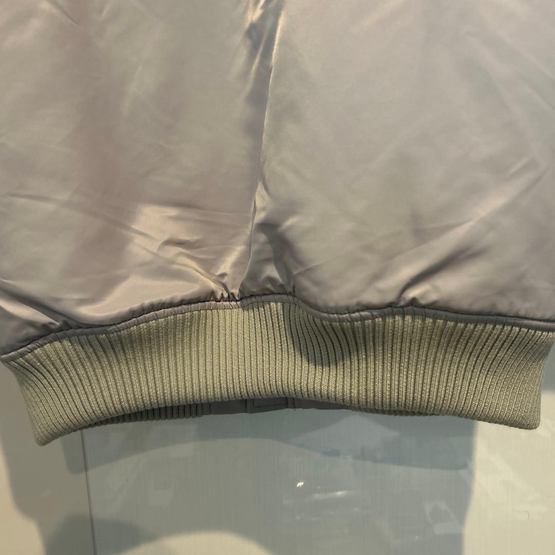 ALPHA INDUSTRIES MA-1ジャケット グレー フード付き