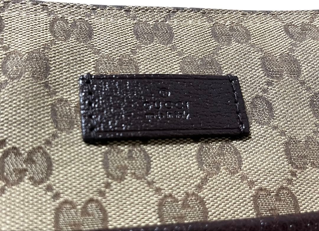 美品 GUCCI メッセンジャーバッグ シェリーライン GG キャンバス