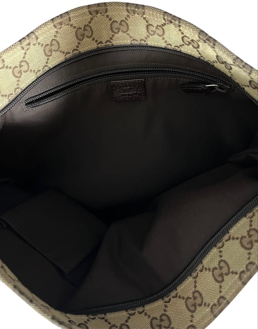 美品 GUCCI メッセンジャーバッグ シェリーライン GG キャンバス