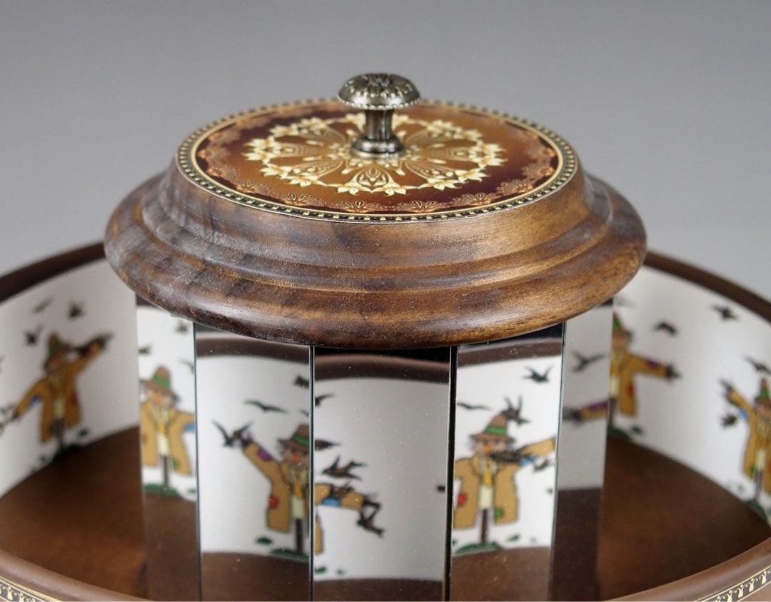 【プラキシノスコープ】アニメの原型　回転覗き絵を改良　スペイン製　視覚玩具