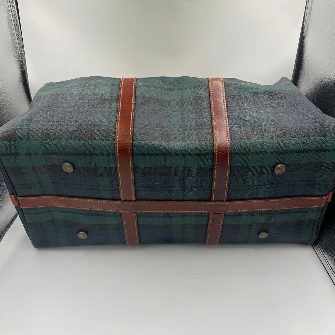 ポロラルフローレン ボストンバッグ 2way ブラックウォッチ PVC 大容量