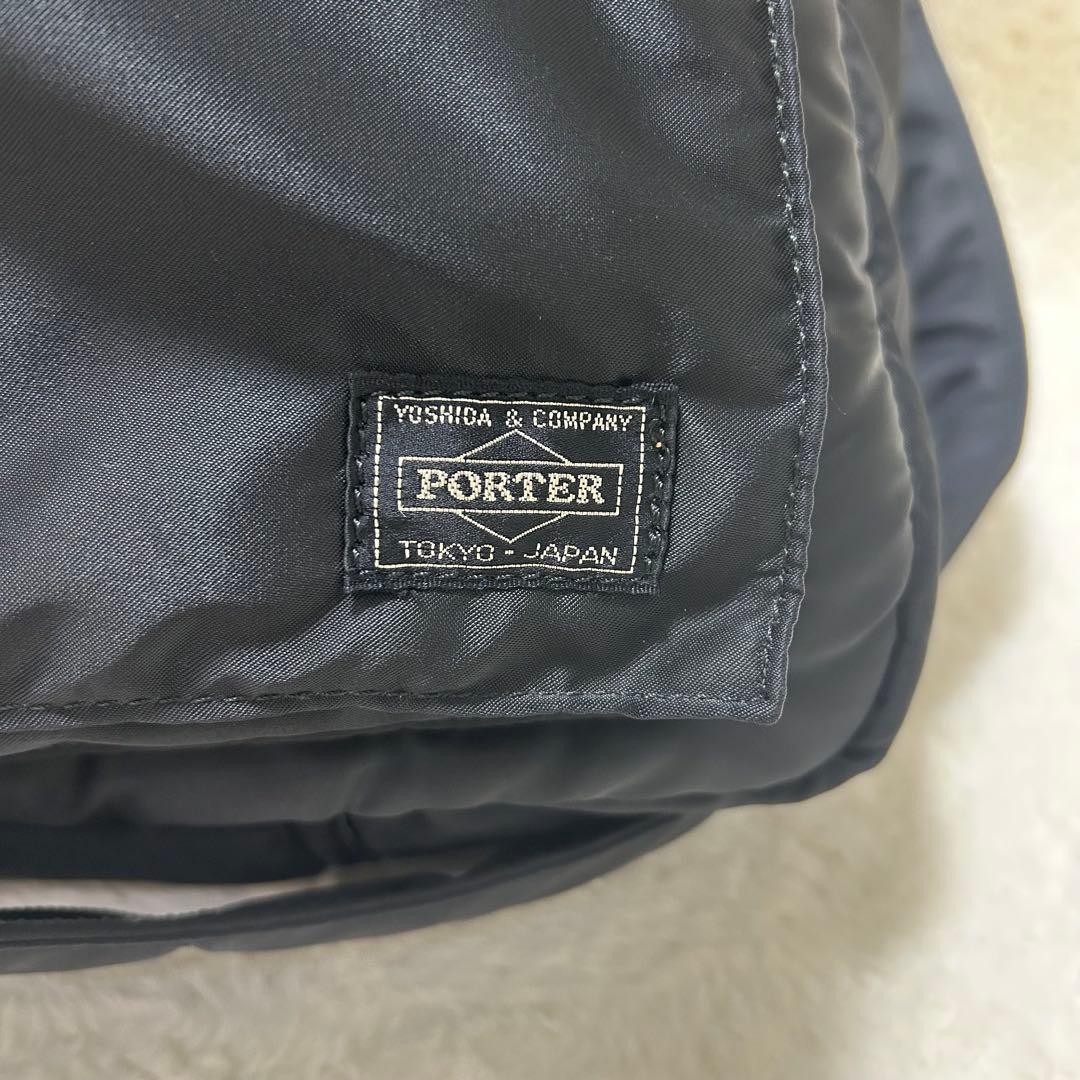 【極美品】ポーター タンカー 2way ボストンバッグ 大容量　ロゴ