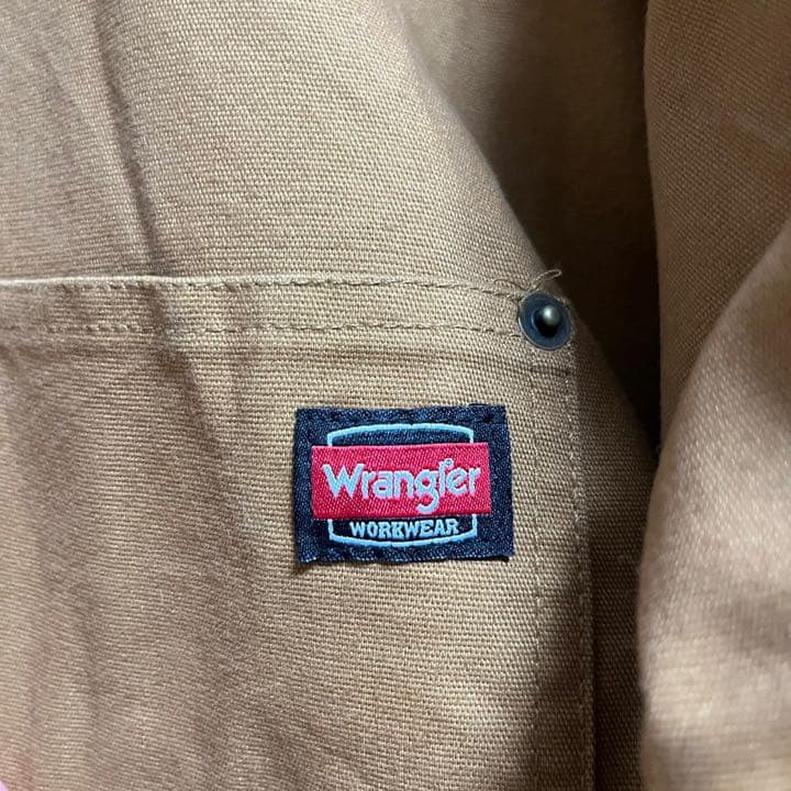 Wrangler ラングラー ロゴパッチ 厚手 コットン カバーオール アウター