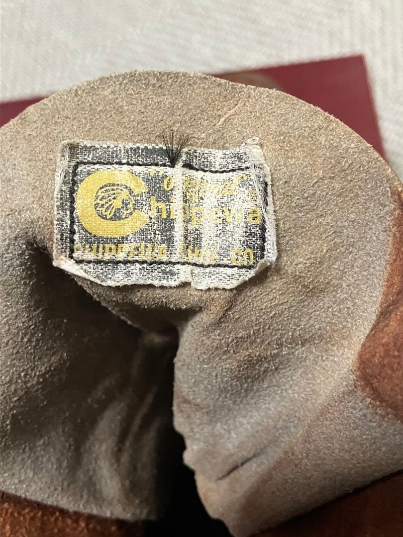 CHIPPEWA チペワ　ロガーブーツ 70〜80年代　プリント黒タグ