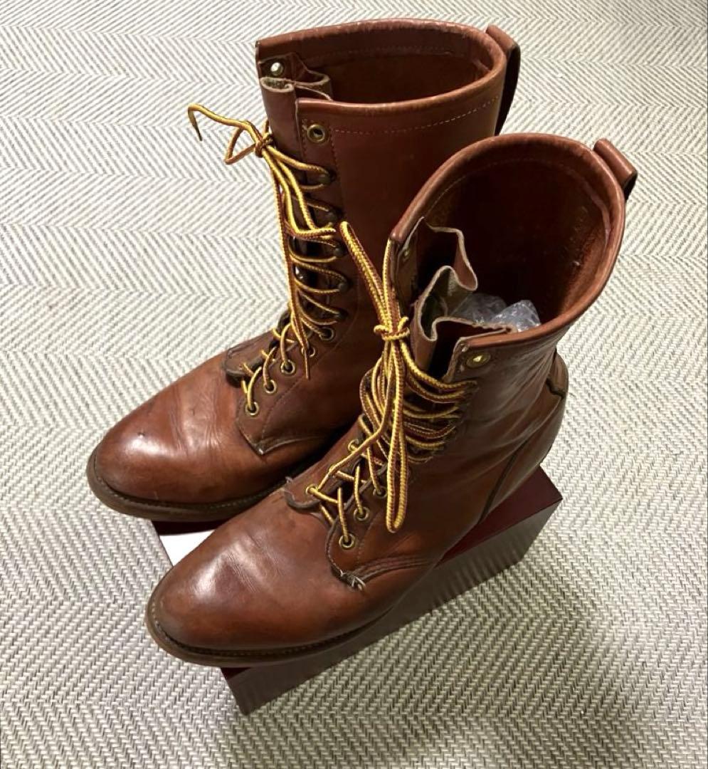 CHIPPEWA チペワ　ロガーブーツ 70〜80年代　プリント黒タグ