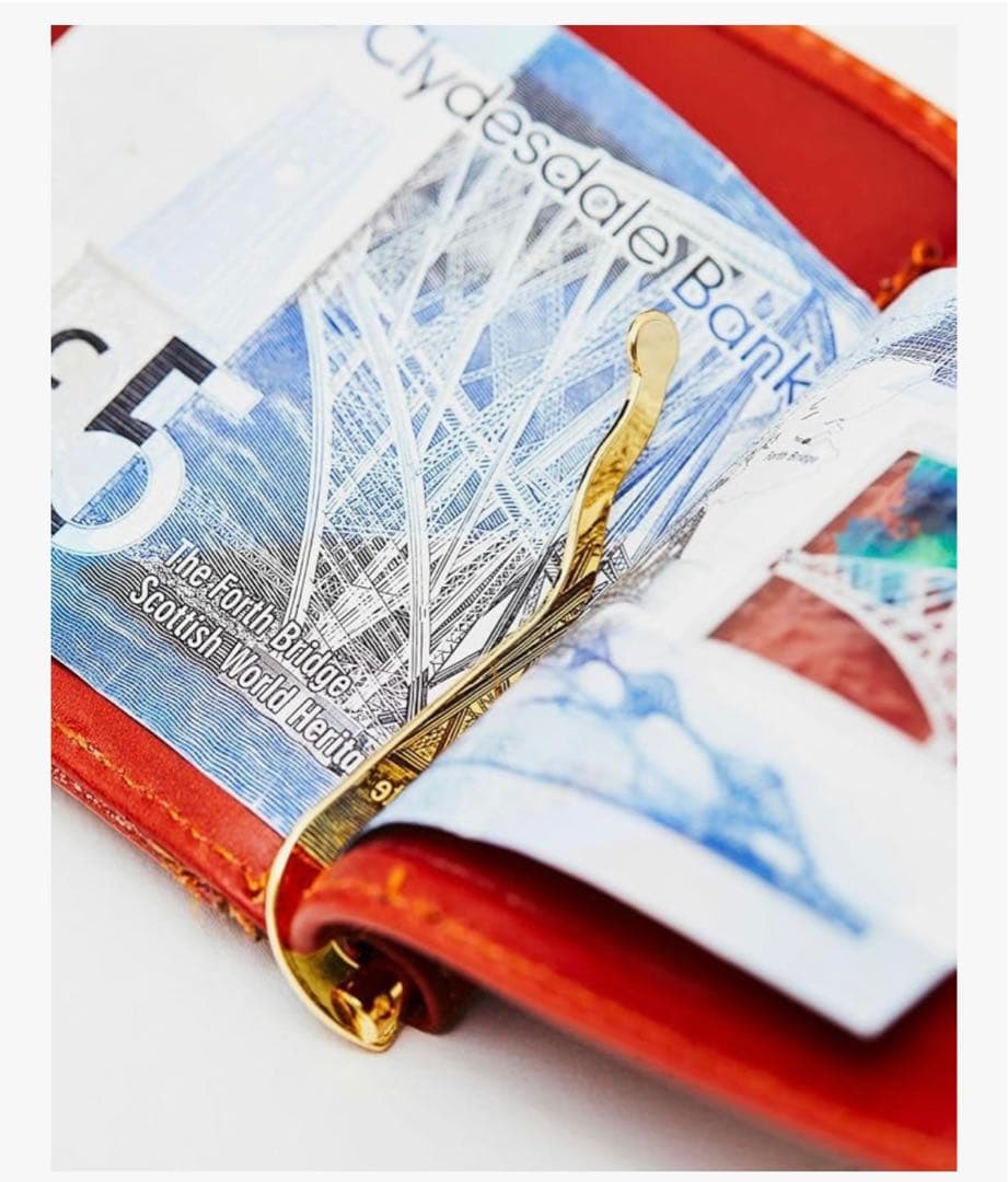 [グレンロイヤル] マネークリップ 小銭入れ付き 2つ折り 財布 カードケース