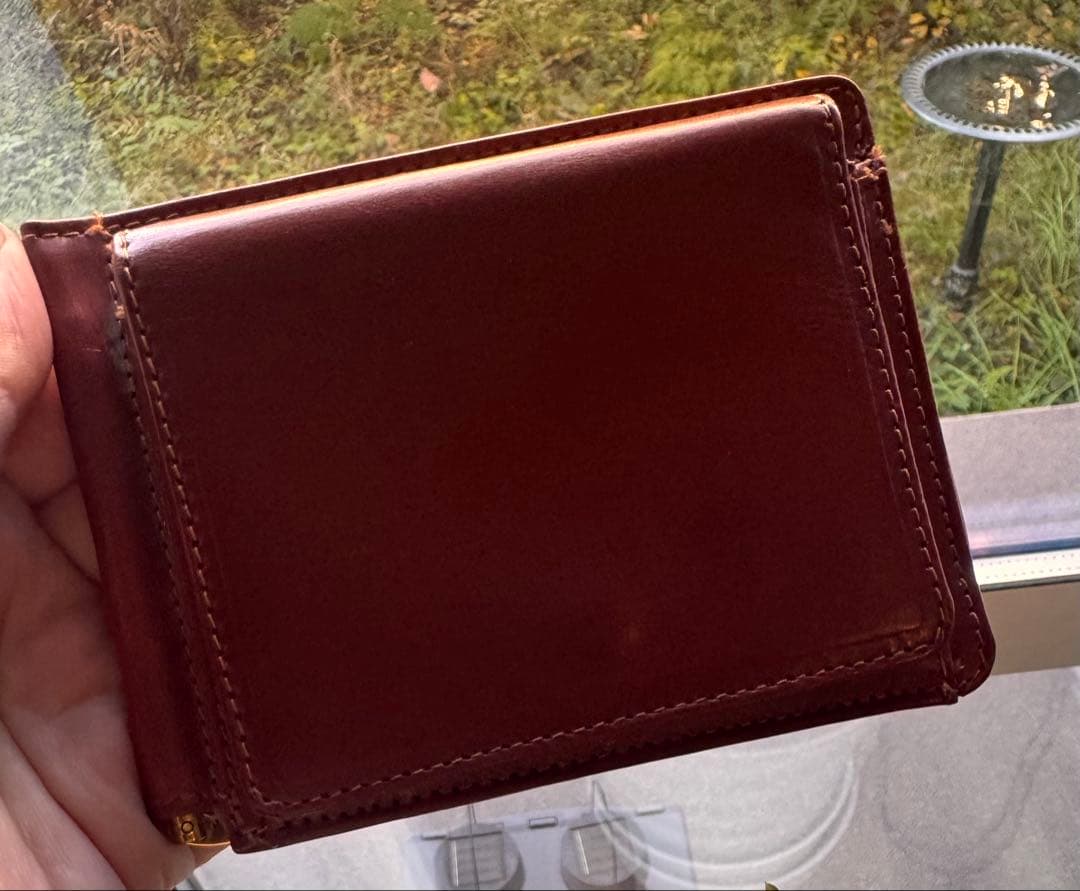 [グレンロイヤル] マネークリップ 小銭入れ付き 2つ折り 財布 カードケース