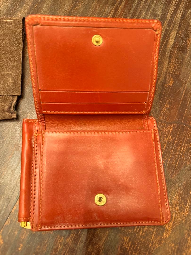 [グレンロイヤル] マネークリップ 小銭入れ付き 2つ折り 財布 カードケース