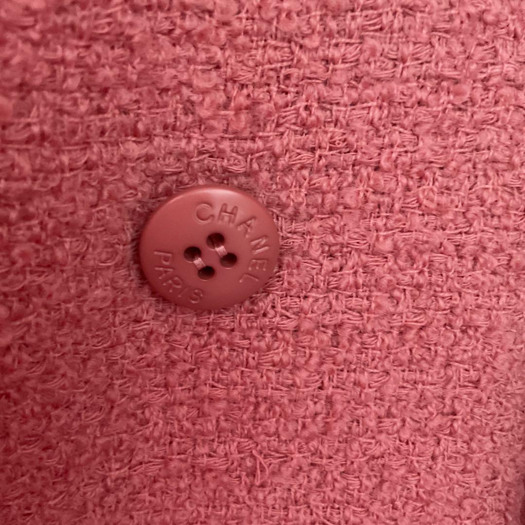 CHANELシャネル お洒落ピンクのジャケット size36