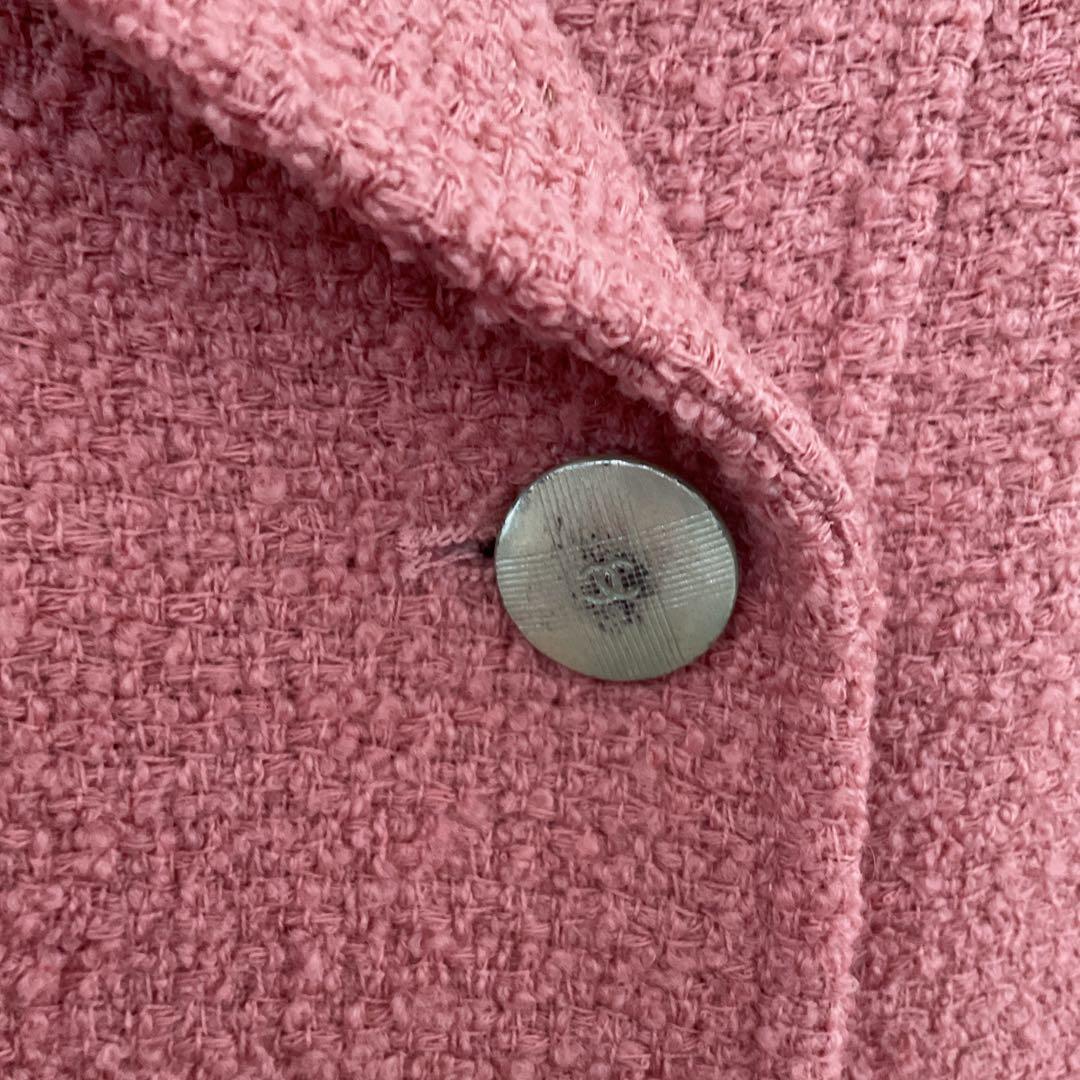 CHANELシャネル お洒落ピンクのジャケット size36