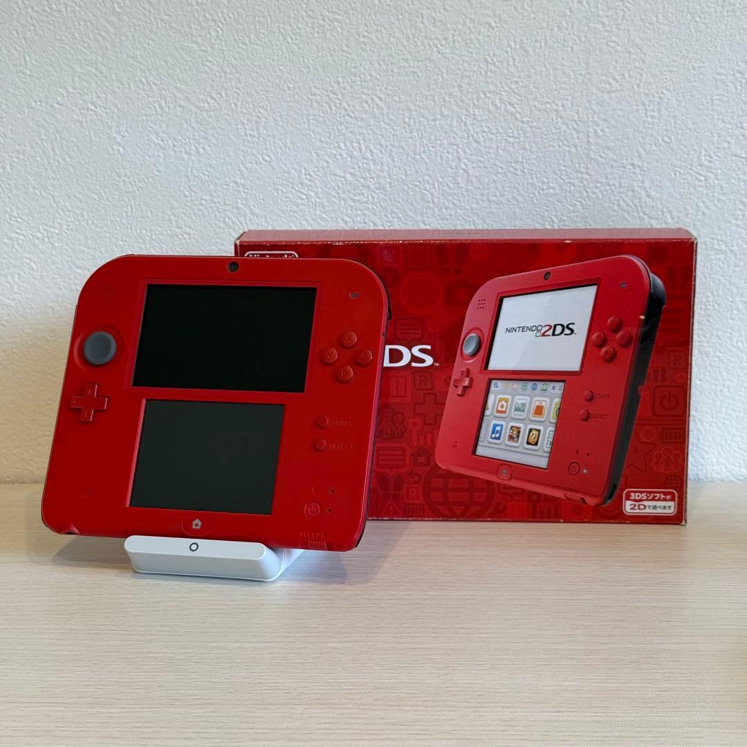 ニンテンドー2DS レッド 箱付き 3-029