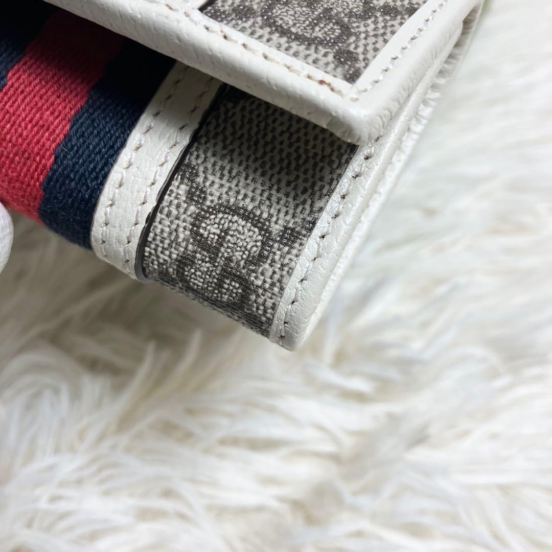 【未使用】 GUCCI オフィディア キーケース GGマーモント 季節カラー